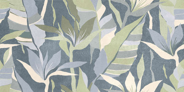 Синий Тропики 30x60 (600x300)