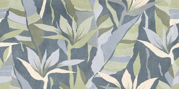 Синий Тропики 30x60 (600x300)