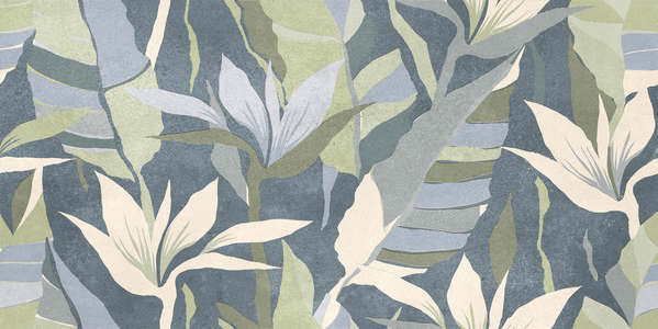 Синий Тропики 30x60 (600x300)