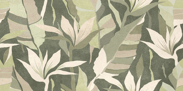 Зеленый Тропики 30x60 (600x300)