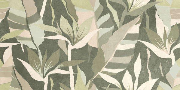 Зеленый Тропики 30x60 (600x300)