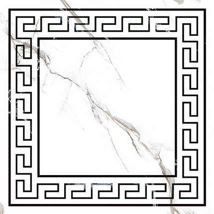 Грасаро Classic Marble Белый d01 40х40 Глянцевый