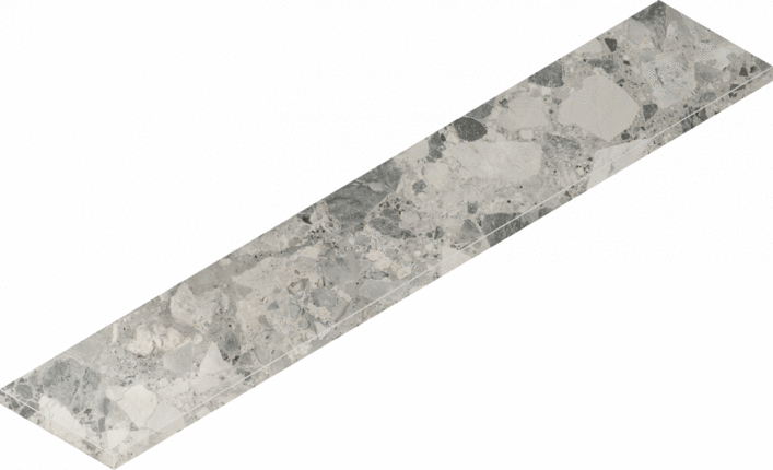 Италон Continuum Stone Grey Scalino 160 Angolare Sx