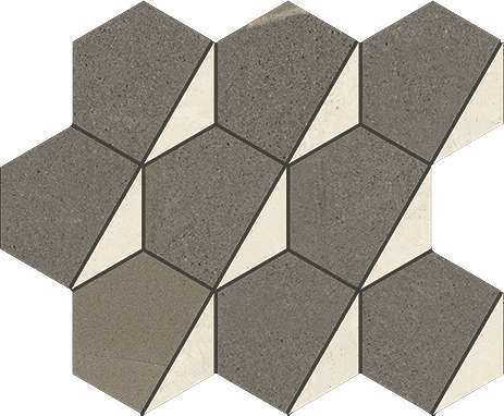 Италон Metropolis Mosaico Hexagon Warm Натуральная