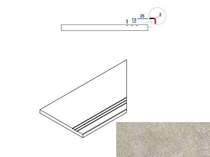 Италон Skyline X2 Клауд Бортик 30x60 Грип Правый