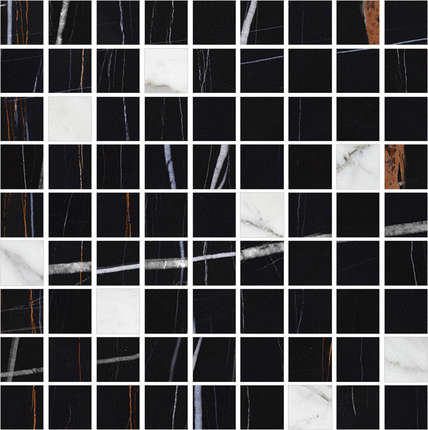 Керранова Marble Trend Nero Dorato 30x30 Матовая m21 9мм