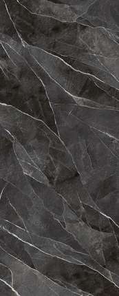 Ламинам Diamond Calacatta Black Bocciardato 120x300 5.6мм