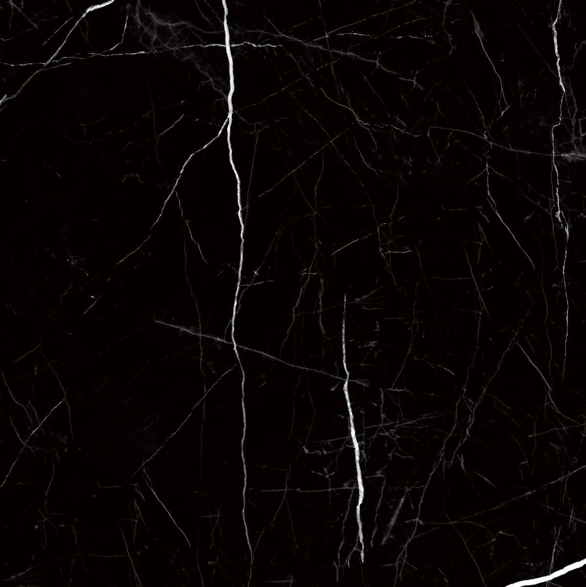 Керамогранит Nero Marquina черный глянцевый 60x120 от laparet