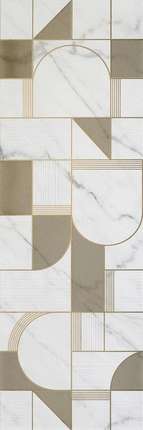 Марацци Италия Allmarble Wall Golden White Satin Decoro Club