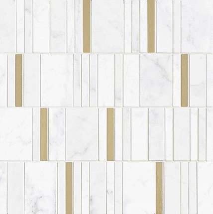 Марацци Италия Allmarble Wall Altissimo Mosaico Barcode Lux