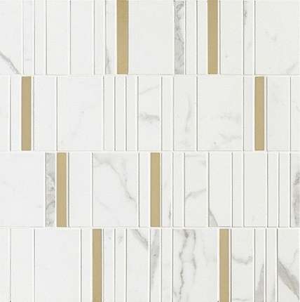 Марацци Италия Allmarble Wall Statuario Mosaico Barcode Lux