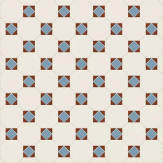 Октагон белый / Квадрат голубой / Треугольник красный на сетке 320x320 (320x320)