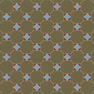 Октагон зеленый / Квадрат голубой / Треугольник красный на сетке 320x320 (320x320)