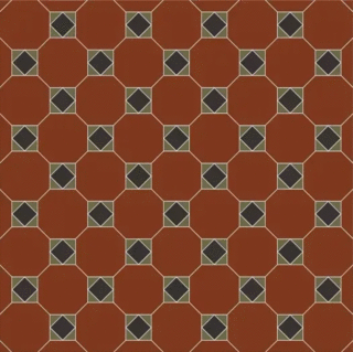 Октагон красный / Квадрат черный / Треугольник зеленый на сетке 320x320 (320x320)