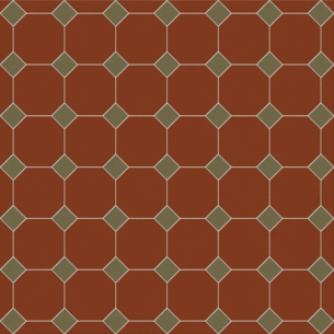 Сетка Октагон Красный / Квадрат Зеленый 305x305 (305x305)