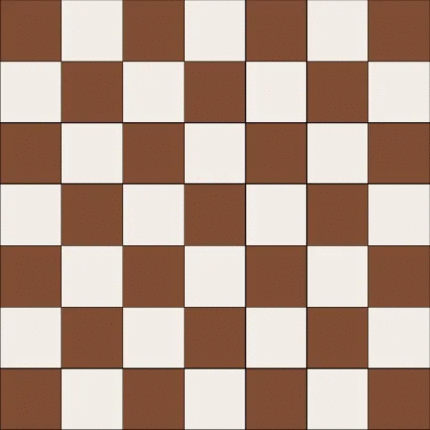 Метлах.Стор Кембридж Квадрат красный / Квадрат белый на сетке 330х330