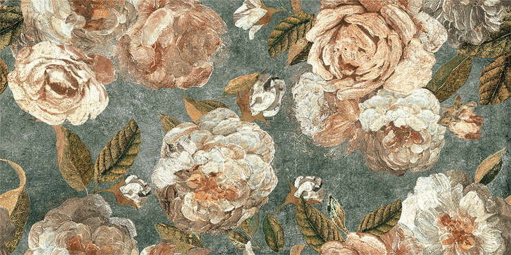 Наксос Alchymie Flowery Green Na.Ret.60x120 Naturale Rettificato