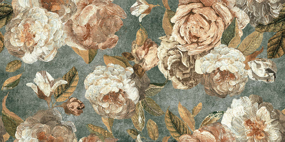 Flowery Green Na.Ret.60x120 Naturale Rettificato (1200x600)