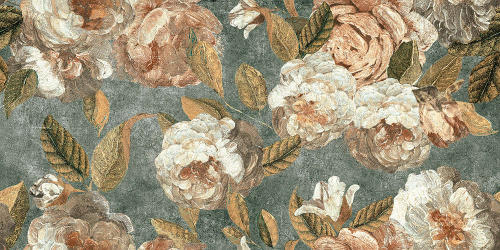 Flowery Green Na.Ret.60x120 Naturale Rettificato (1200x600)