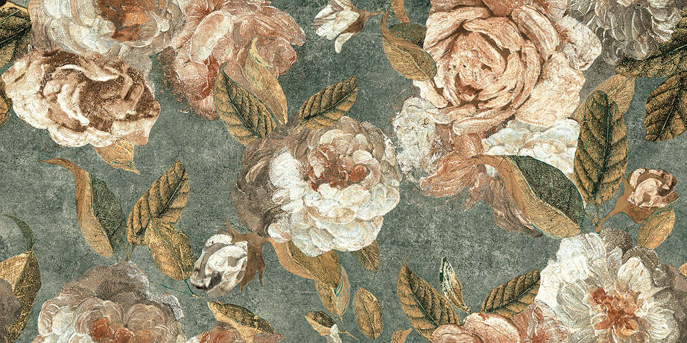 Flowery Green Na.Ret.60x120 Naturale Rettificato (1200x600)