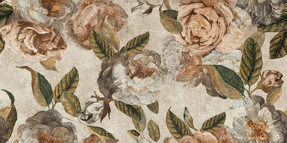 Flowery Beige Na.Ret.60x120 Naturale Rettificato (1200x600)