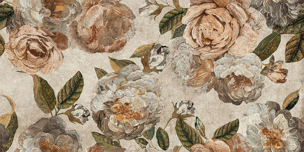 Flowery Beige Na.Ret.60x120 Naturale Rettificato (1200x600)