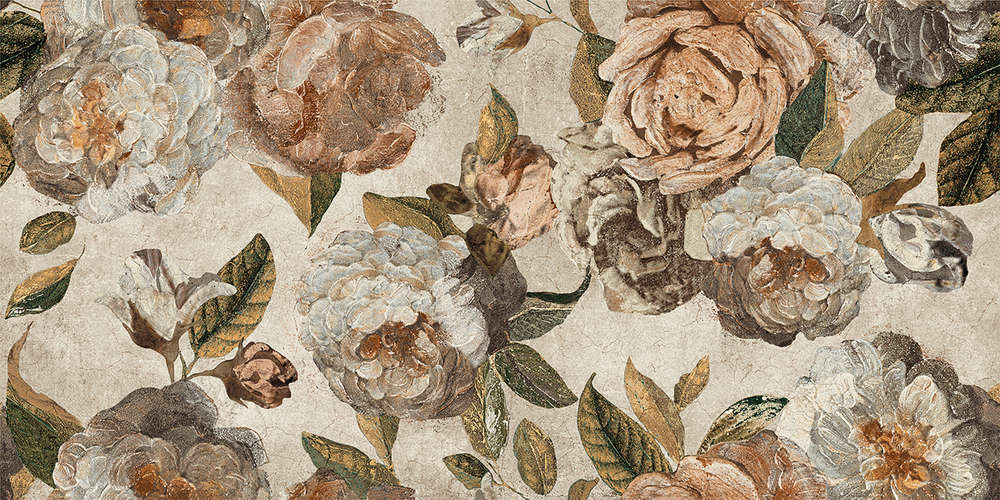 Flowery Beige Na.Ret.60x120 Naturale Rettificato (1200x600)