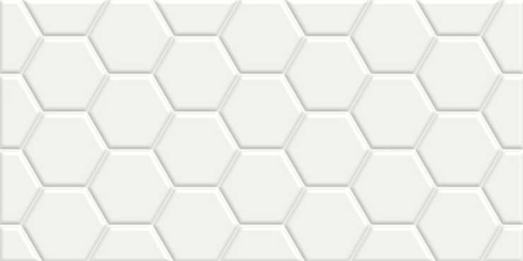 Нью Тренд Edelweiss Hexagon White Relief