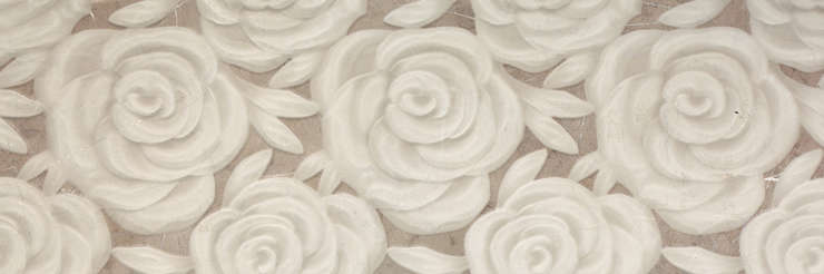 Порселаните Дос 9535 Rectificado Crema Relieve Rose