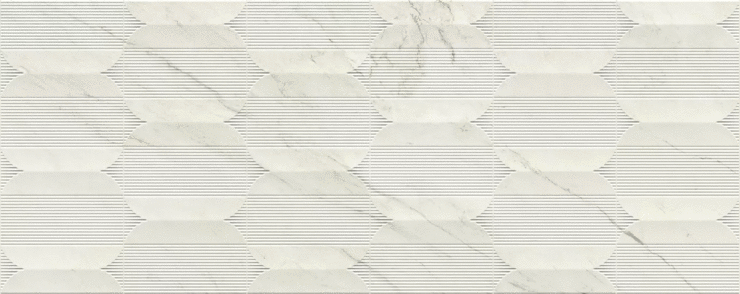 Порселаноза Glem White Deco 596x150