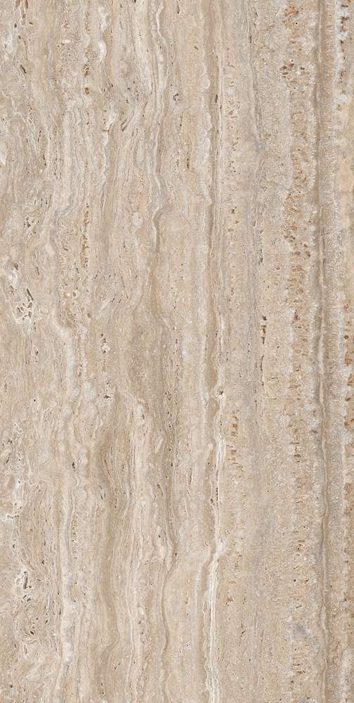 Travertino Brown Grit Granula 60x120 (лаппатирование + карвинг с объемными металлизированными прожилками) (600x1200)