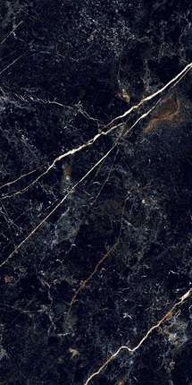 Реалистик Obsidian Black Sparkle Dark 60х120 Lapato сarving (лапатирование + карвинг с прожилками)