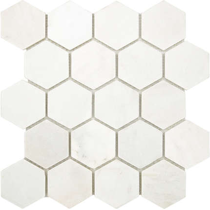 Стармозаик Wild Stone мраморная мозаика Hexagon VMw Tumbled