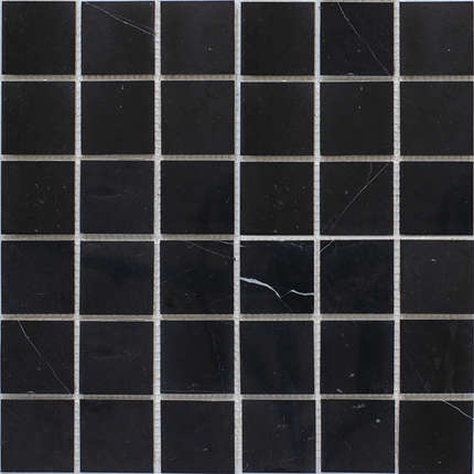 Стармозаик Wild Stone мраморная мозаика Black Polished 20X20