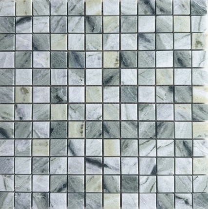 Стармозаик Wild Stone мраморная мозаика Green Marble 23х23 305x305x7