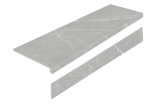 Старо Antislip L Dakota Gris AS с подступенником 32x120