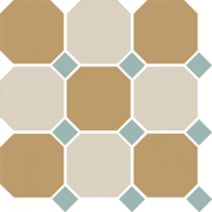 Топ Цер Octagon 4403+16 Oct13-A Yellow 03 White 16 Octagon/Turquoise 13 Dots