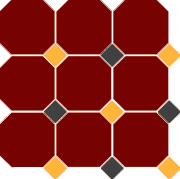 Топ Цер Octagon 4420 OCT21+14-B Brick Red 20/Ochre Yellow 21 + Black 14 Dots