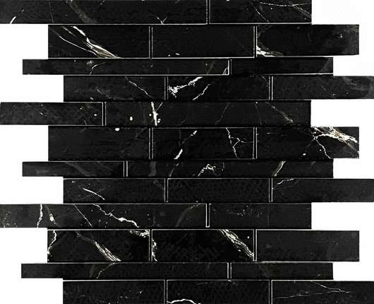 Велсаа Estrada Mosaic Nero Brick Bone Mix