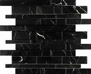 Mosaic Nero Brick Bone Mix (360x300)