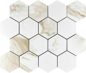 Calacatta Gold Mosaic Paonazzo Hexagone (330x280)