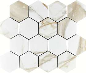 Calacatta Gold Mosaic Paonazzo Hexagone (330x280)