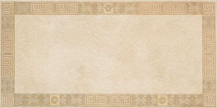 Версаче Greek Cassettone Beige Oro