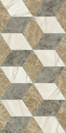Версаче Tarsia Cubical Avorio Deco Lux 3D Rett. 60x120