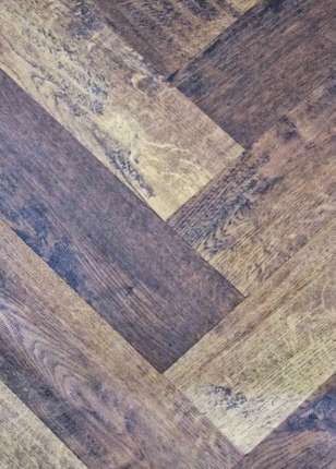 Vinilam Parquet Herringbone 6.5mm IS11155 Парижский Паркет с интегрированной подложкой