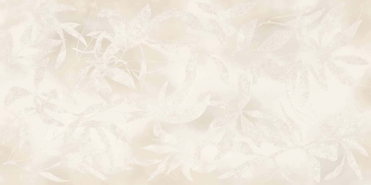 Цветы Слоновая Кость Матовый Ректификат 60x120 (1200x600)
