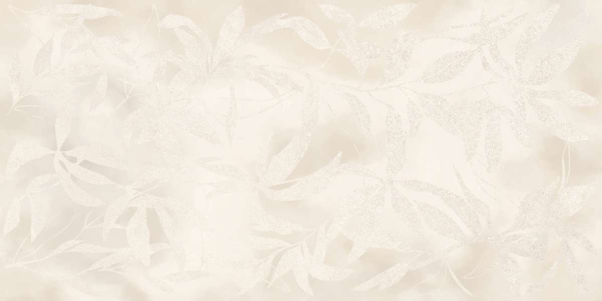 Цветы Слоновая Кость Матовый Ректификат 60x120 (1200x600)
