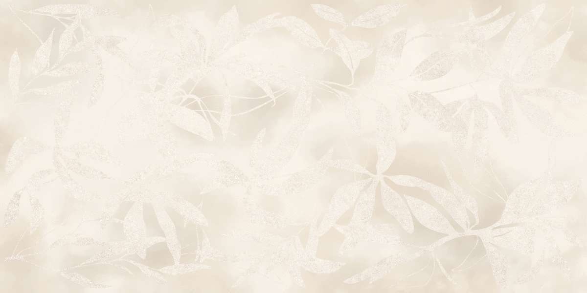 Цветы Слоновая Кость Матовый Ректификат 60x120 (1200x600)