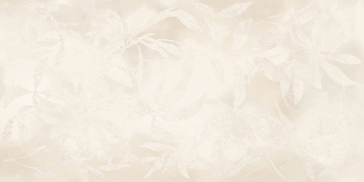 Цветы Слоновая Кость Матовый Ректификат 60x120 (1200x600)