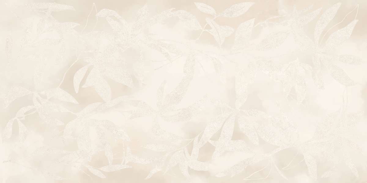 Цветы Слоновая Кость Матовый Ректификат 60x120 (1200x600)
